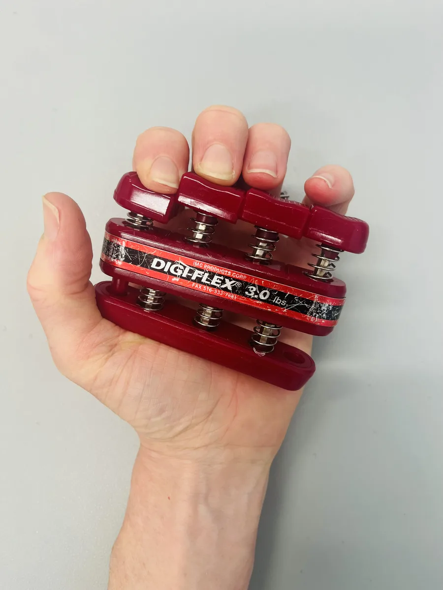 Hand strengthening exercises with digiflex
